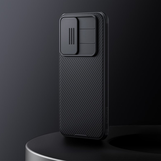 NILLKIN Camshield Pro case with camera cover for Samsung Galaxy A37 5G, black