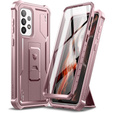 Armored case for Samsung Galaxy A33 5G, Dexnor Full Body, pink