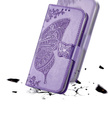 Flip case for Realme C71, Butterfly, purple