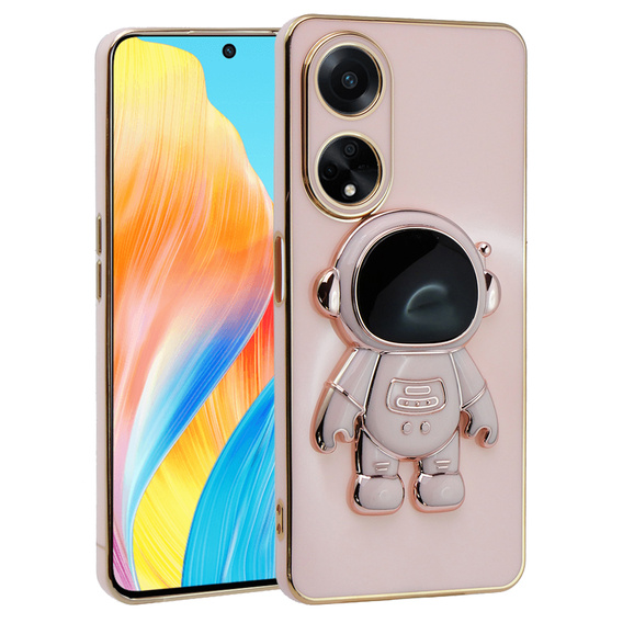 Case for Oppo A98 5G, Astronaut, pink