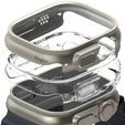 RINGKE case for Apple Watch 4/5/6/SE 40mm, Slim, 2-Pack, Clear/Black