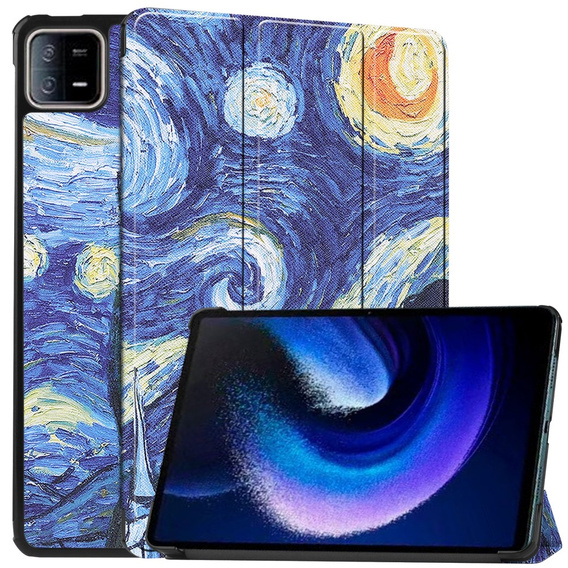 Case for Xiaomi Pad 6 / 6 Pro, Smartcase, oil painting