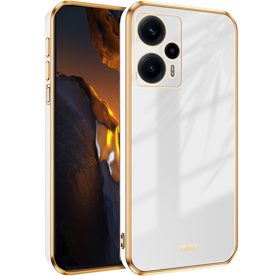 Case for Xiaomi Poco F5, Glamour CamShield, white