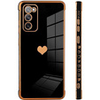 Case for Samsung Galaxy S20 FE, Electro heart, black