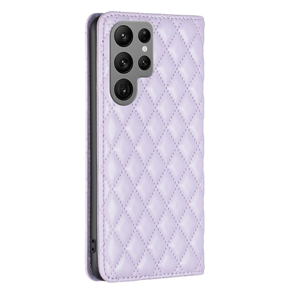 Flip case for Samsung Galaxy S25 Ultra, Wallet, BINFEN COLOR, purple