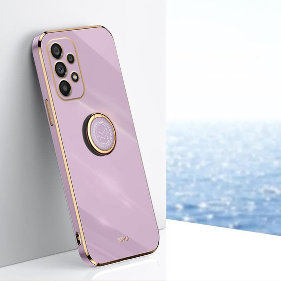 Case for Samsung Galaxy A53 5G, Electro Ring, purple