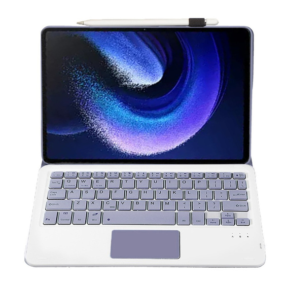 Case + keyboard Xiaomi Pad 6 / 6 Pro, Touchpad, purple
