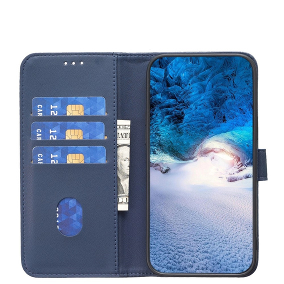 Flip case for Samsung Galaxy A35 5G, BINFEN Wallet, blue