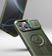 Armored case for iPhone 16 Pro Max, Dexnor CamProtect MagSafe, green