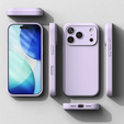 Ringke Case for iPhone 17 Pro Max, Silicone Magnetic MagSafe, Light Purple
