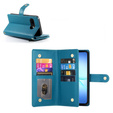 Wallet Zipper Pocket flip case for Samsung Galaxy A17 5G, Wallet Zipper Pocket, blue