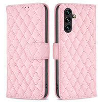 Flip case for Samsung Galaxy A56, Wallet, BINFEN COLOR, pink