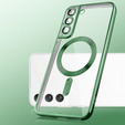 Case for Samsung Galaxy S22, Electro MagSafe, green + Screen Glass