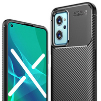 Case for Realme 9i / Oppo A96 / Oppo A36, Carbon Gel, black