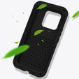 Love Mei Case for Xiaomi 13, armored with glass, black