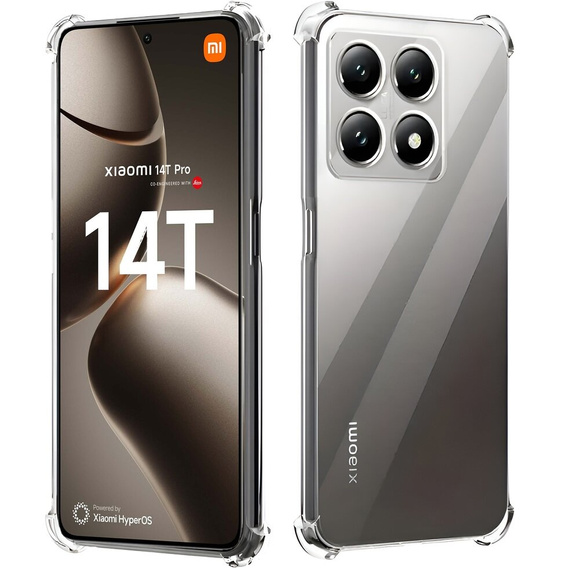 Case for Xiaomi 14T, Dropproof, transparent