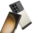 Case for Samsung Galaxy S24 Ultra, ERBORD MagProtect Slide Camera, gold