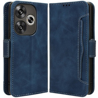 Flip case for Xiaomi Poco F6, Card Slot, dark blue