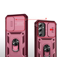 Case for Samsung Galaxy S23 FE, CamShield Slide, pink / red