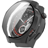 2in1 Case + Tempered Glass for Huawei Watch GT 5 Pro 46mm, black