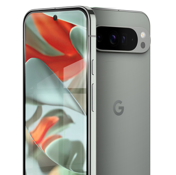 3D Tempered Glass for Google Pixel 9 Pro XL, black frame