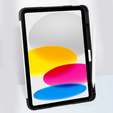 Case for iPad 10.9 2022 10 Gen, Smartcase Hybrid, with stylus space, black