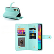 Flip case for Samsung Galaxy A36 5G, Wallet Zipper Pocket, green