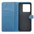 Flip case for Xiaomi Poco X6 5G, Mandala, blue