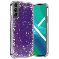 Case for Samsung Galaxy S21, Glittery, purple