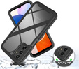 Case for Samsung Galaxy A14 4G/5G, Shockproof, with film, black