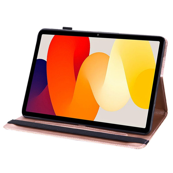 Flap case for Xiaomi Redmi Pad SE 11", flower, pink