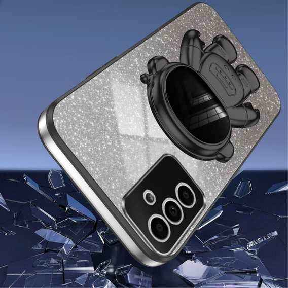 Case for Samsung Galaxy A15 4G / 5G, Glitter Astronaut, black