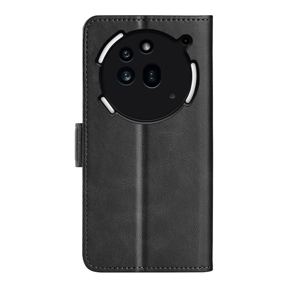 Flip case for Nothing Phone 3a Pro, Leather Wallet, black