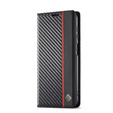 Flap case for Samsung Galaxy A35 5G, Carbon LC.IMEEKE, black