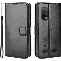 Flip case for Ulefone Armor X10 / X10 Pro, Crazy Horse Wallet, black