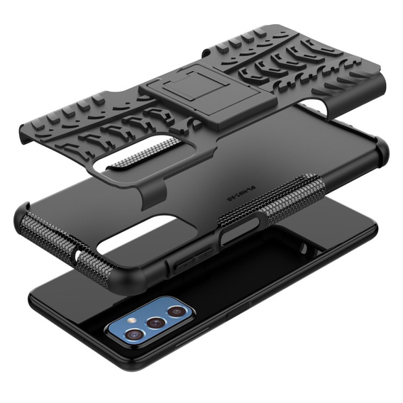 Case for Samsung Galaxy M52 5G, Tire Armor, black