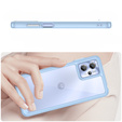 Case for Motorola Moto G13 / G23, Fusion Hybrid, transparent / blue