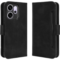 Flip case for Oppo Reno 13, Card Slot, black