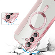 Flip case for Samsung Galaxy A56, RFID Wallet MagSafe CamShield, pink