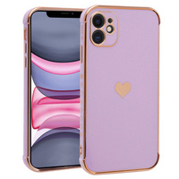 Case for Apple iPhone 11, Electro heart, purple