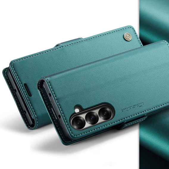 CASEME Litchi Wallet flip case for Samsung Galaxy Z Fold7 5G