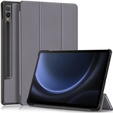 Case for Samsung Galaxy Tab S9 FE+ Plus, Smartcase with stylus space, grey