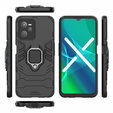 Case for Realme C35, Kickstand Ring, black
