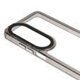 Case for Oppo A60, Fusion Hybrid, transparent / black