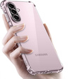 Case for Samsung Galaxy A56, Erbord Dropproof, transparent + Glass