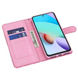 Flip case for Xiaomi Redmi 13C / Poco C65, Wallet, Butterflies blue