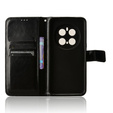 Flip case for Honor Magic 7 Pro, Crazy Horse Wallet, black