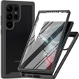 Case for Samsung Galaxy S24 Ultra, Shockproof, with film, black