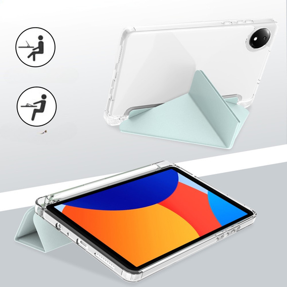 Case for Xiaomi Redmi Pad SE 8.7", Origami, green
