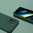 Case for Xiaomi Poco F6 Pro, Silicone Lite, dark green
